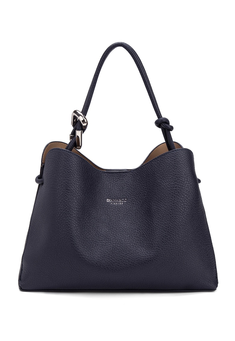 Geanta crossbody de piele ecologica cu etui detasabil Elora Lux - Bleumarin