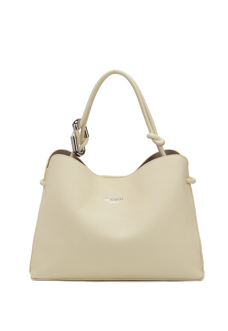 Geanta crossbody de piele ecologica cu etui detasabil Elora Lux - Galben