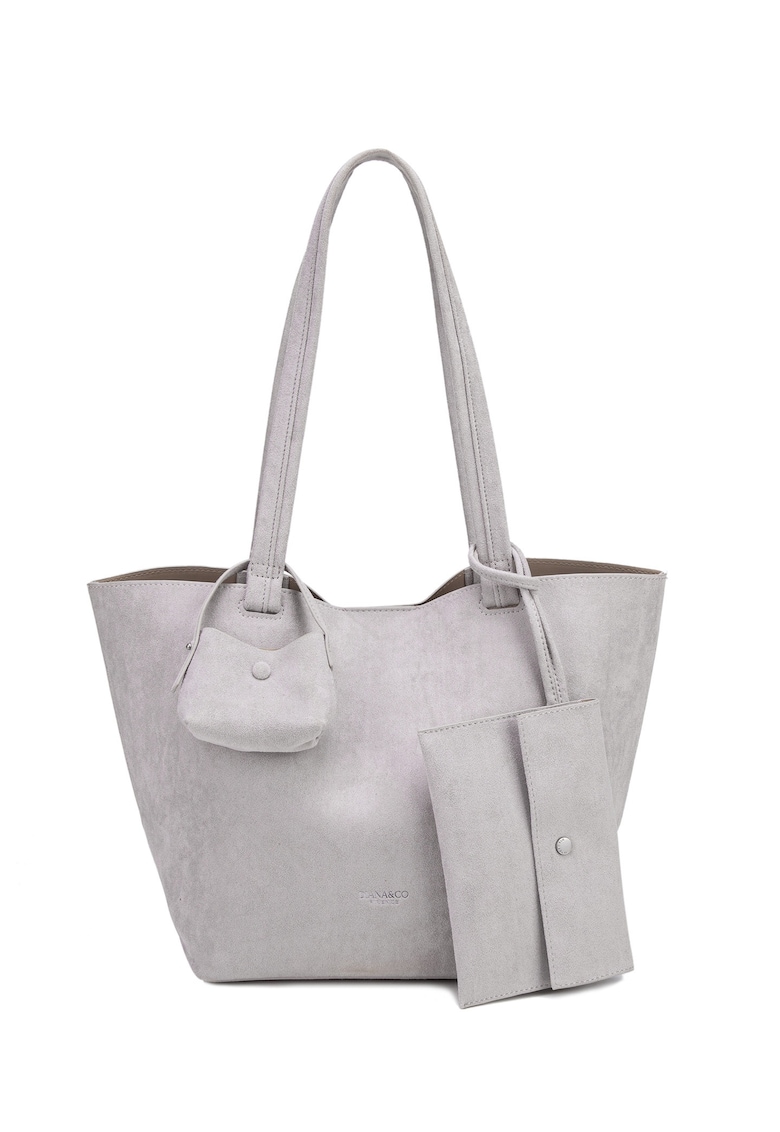 Geanta de umar Edera Plus - Gri deschis