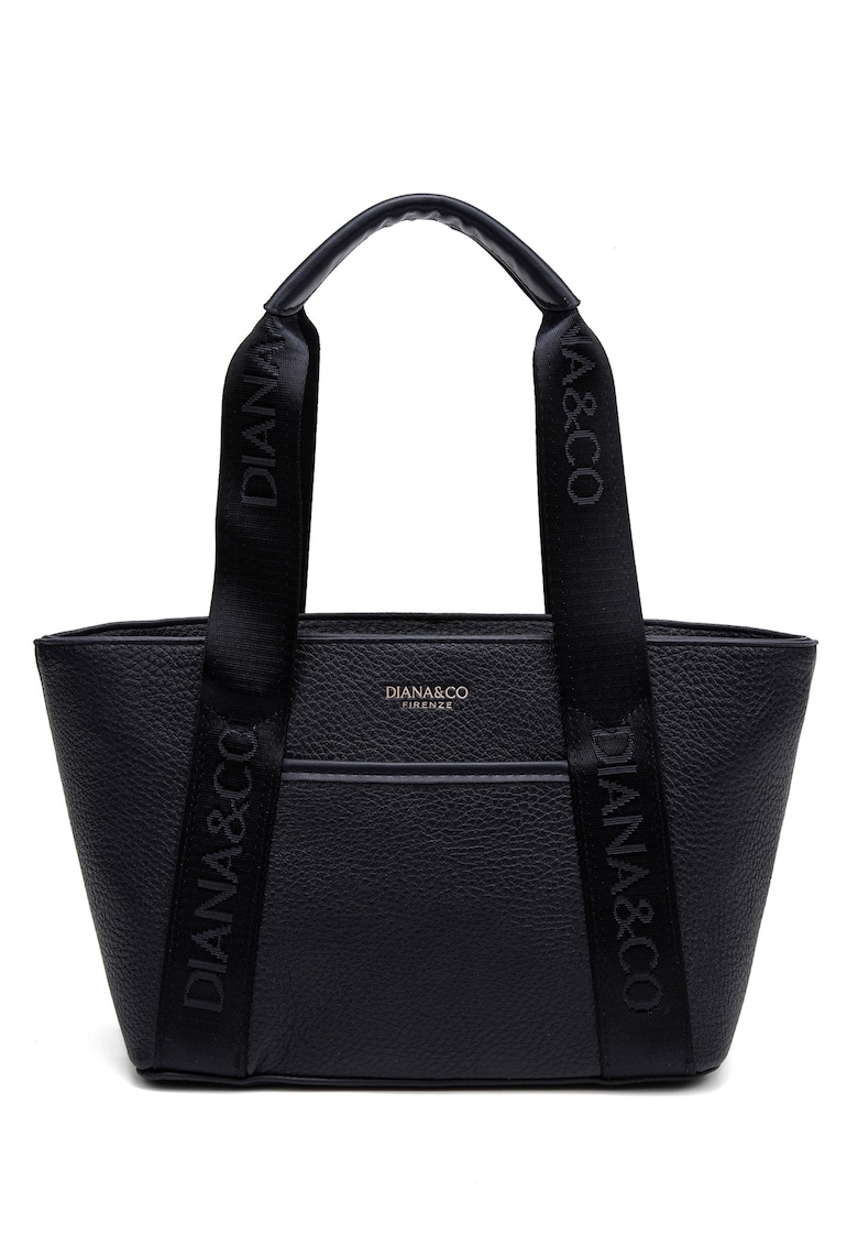 Geanta de umar cu logo Eridana Elite - Negru