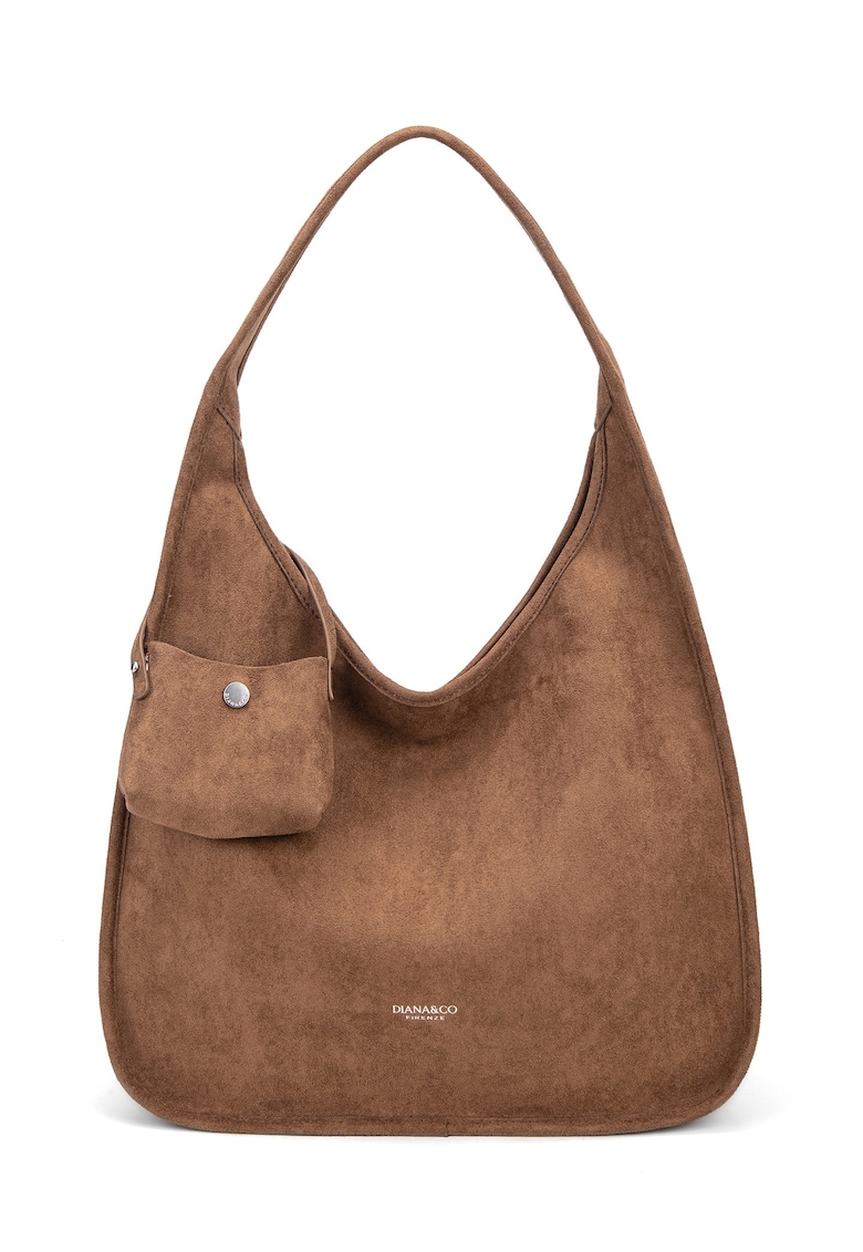 Geanta de umar cu etui detasabil Silvana Plus - Caramel