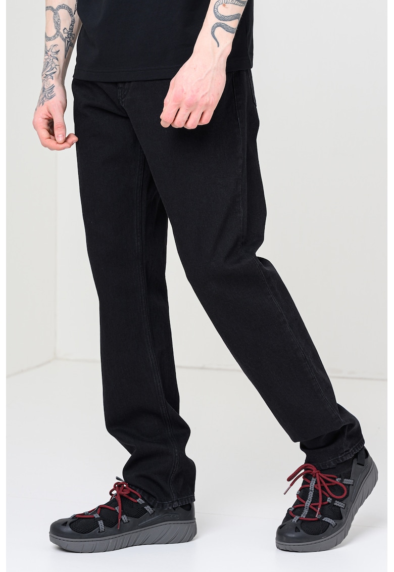 Blugi slim-fit cu croiala dreapta Ryan - Negru