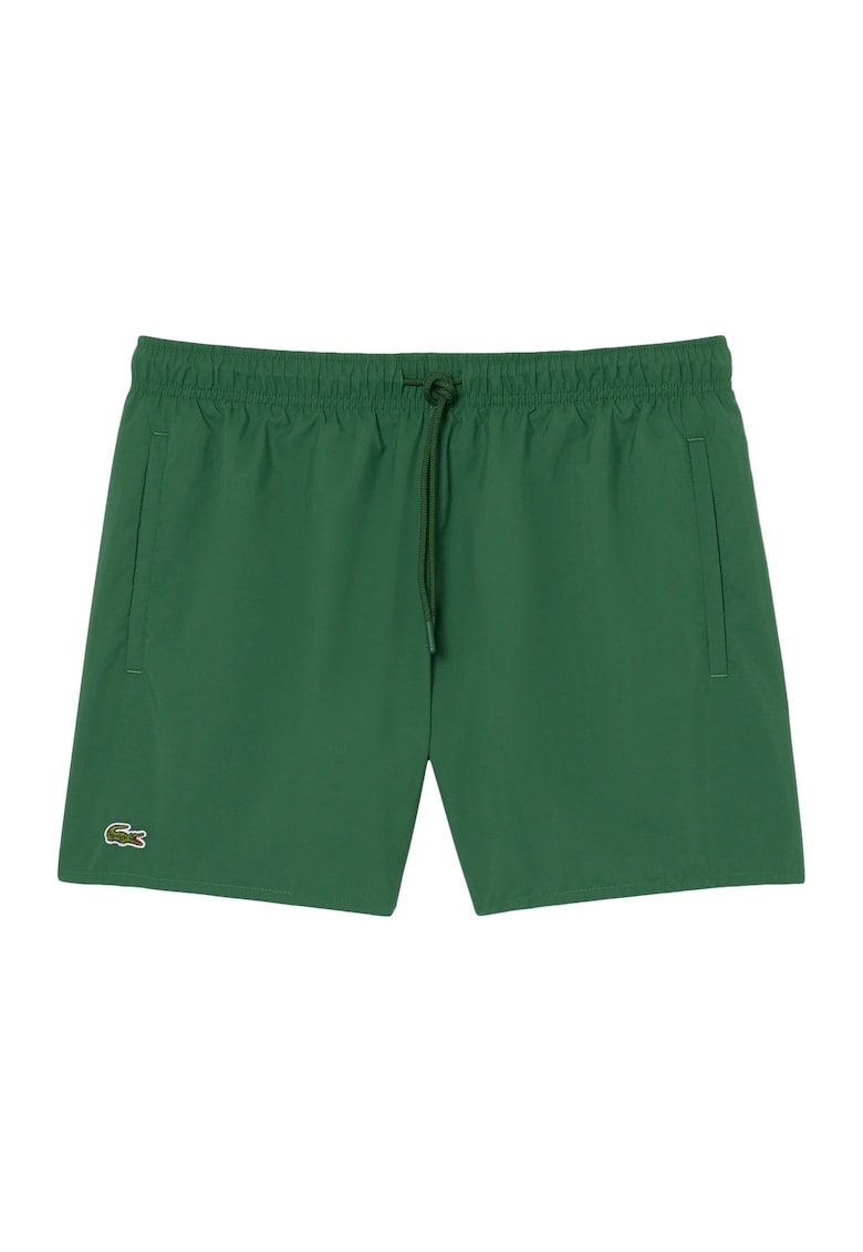 Pantaloni scurti de baie cu logo discret - Verde