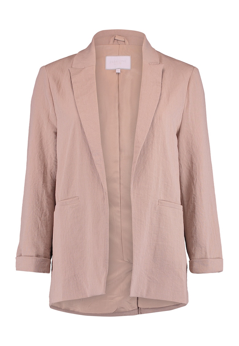 Sacou cu slit pe spate - Roz prafuit