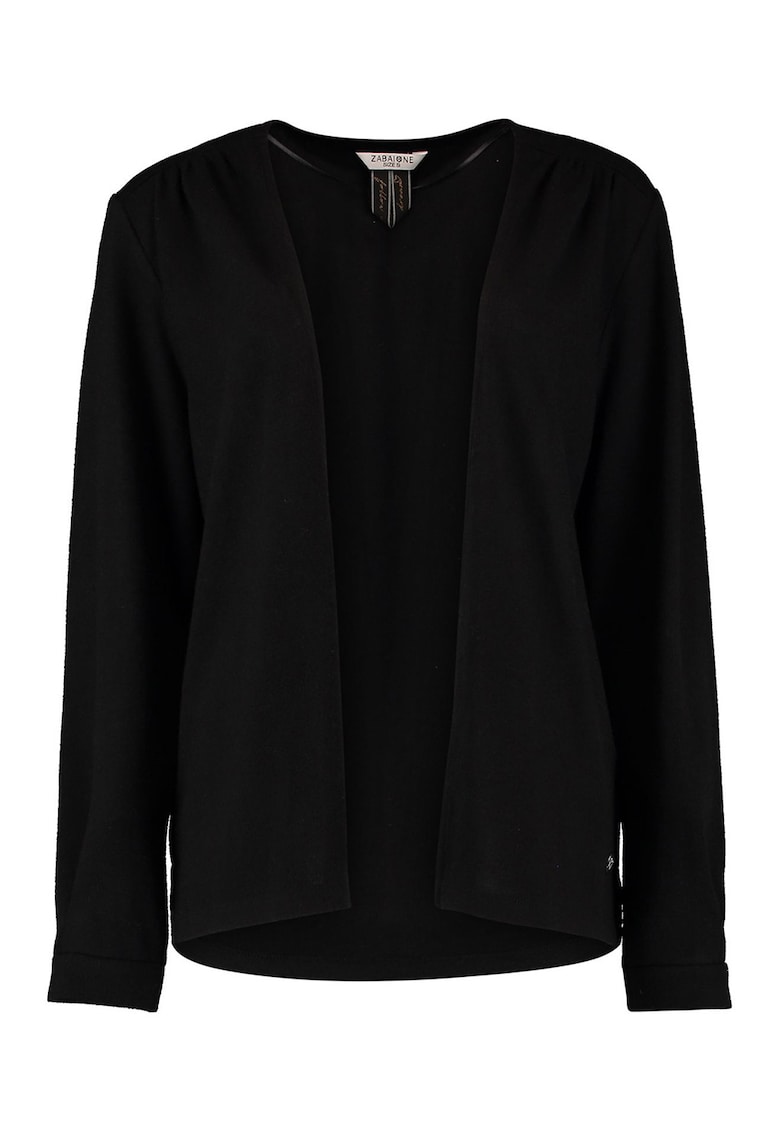 Cardigan uni fara inchidere - Negru
