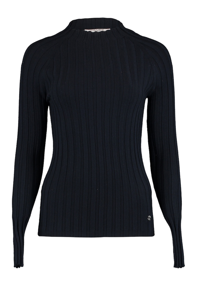 Bluza slim fit striata - Bleumarin