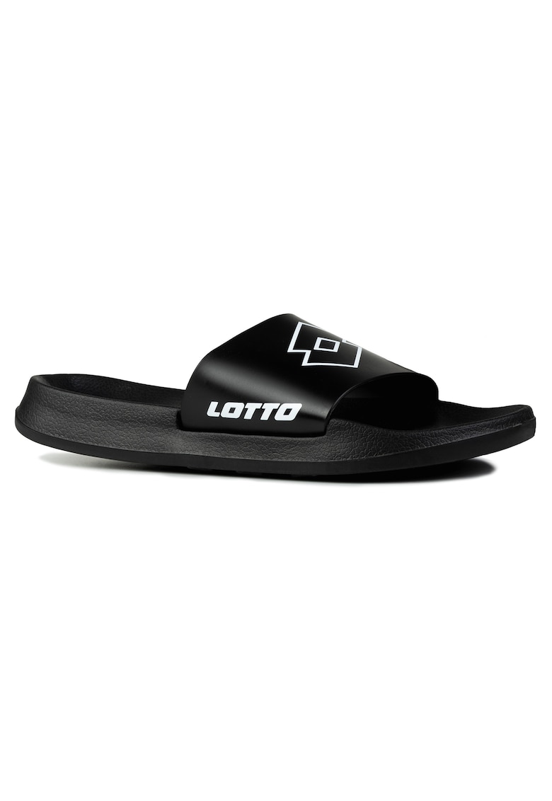Papuci negru - sintetic - Multicolor