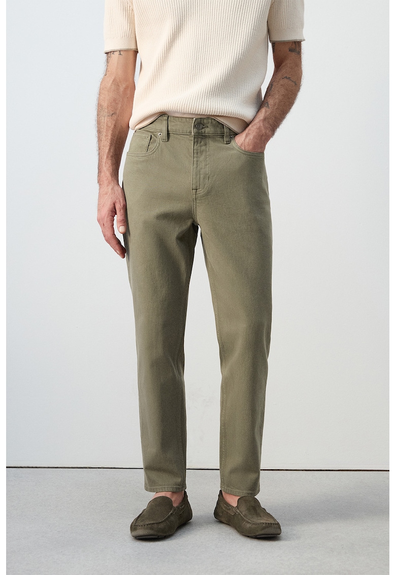Blugi conici Ben - Kaki