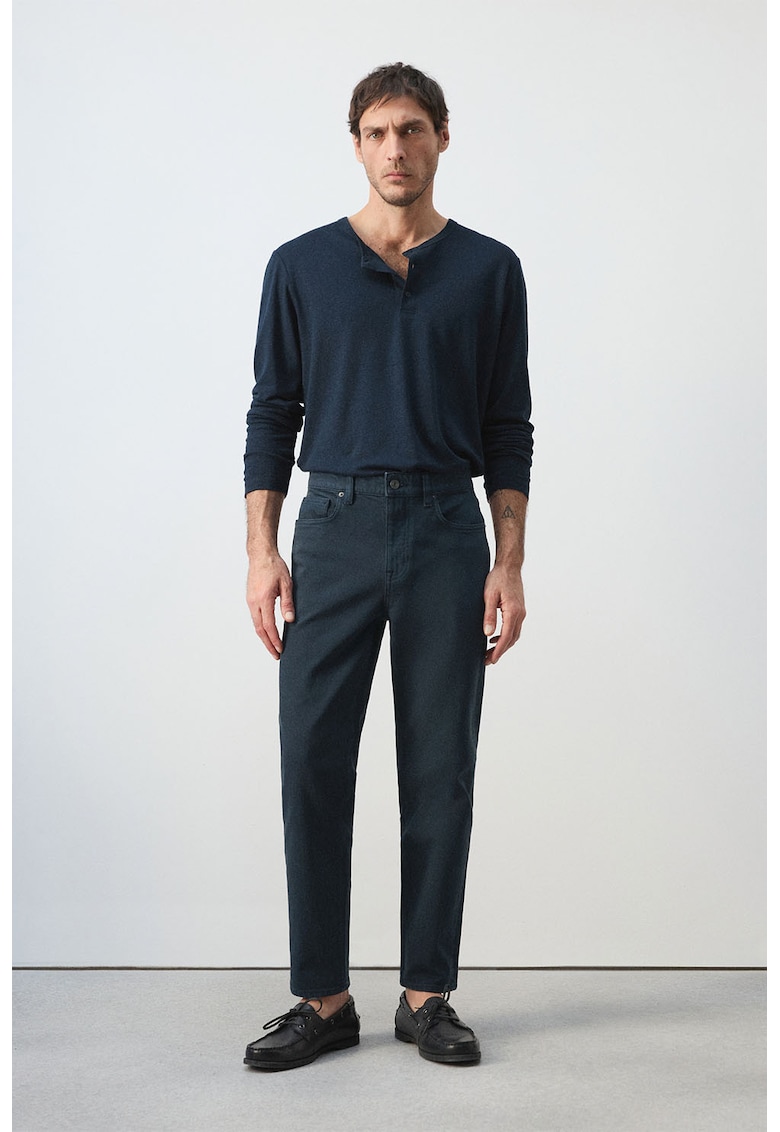 Blugi conici Ben - Bleumarin
