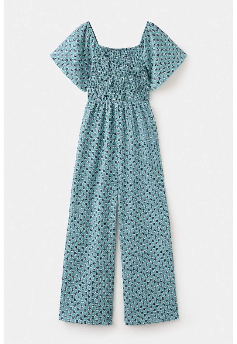 Salopeta lunga cu model - Verde pal