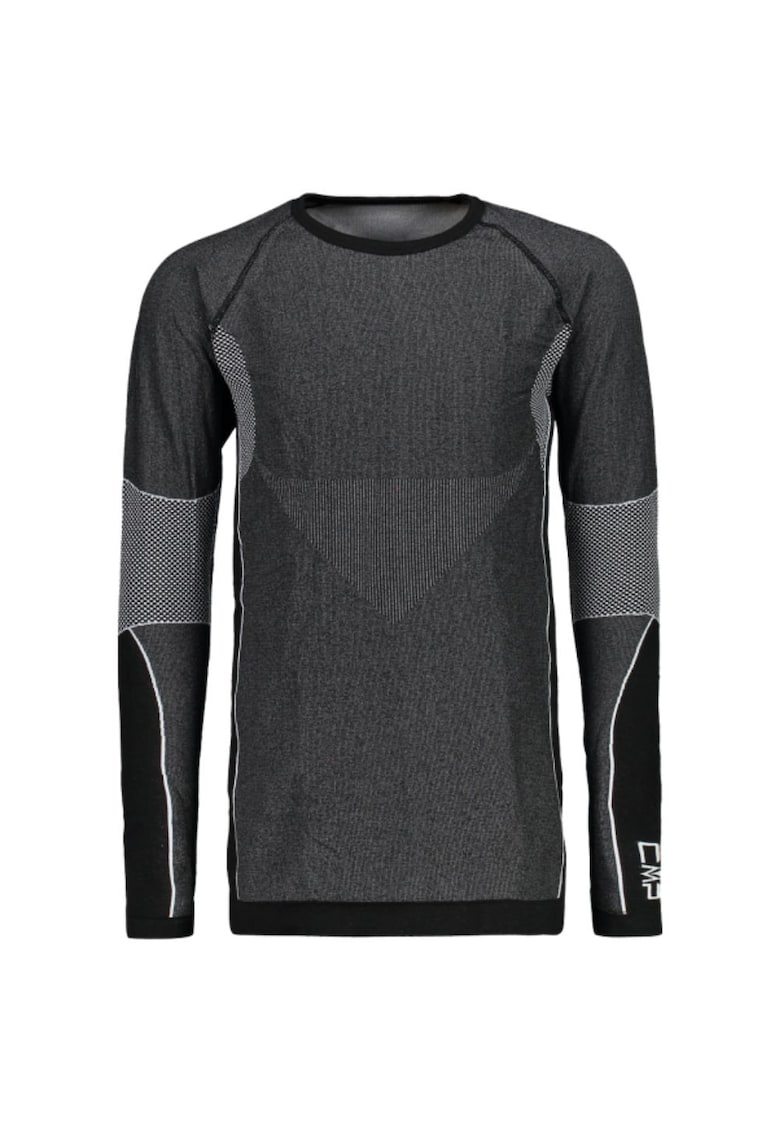 Bluza copii Seamless - neagra - 6-8 ani - material respirabil -