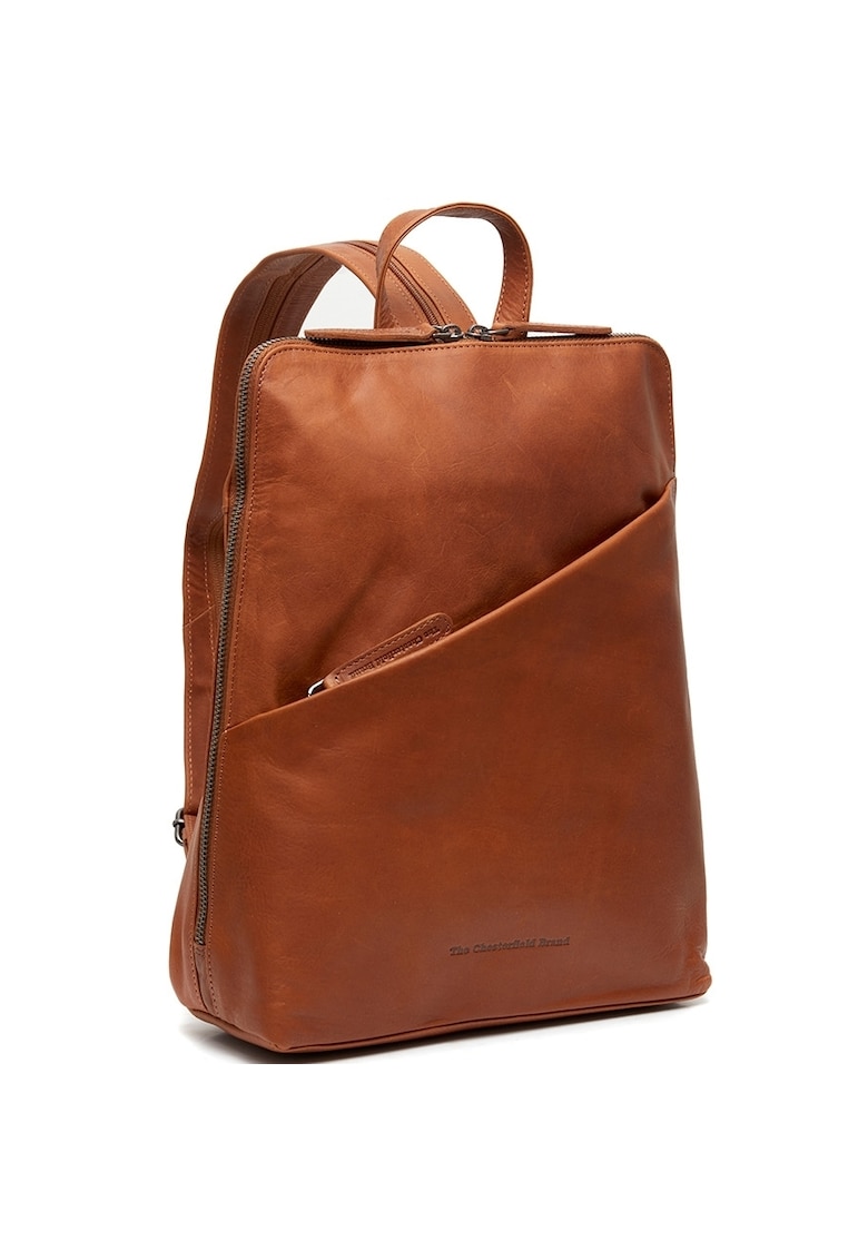 Rucsac din piele naturala Amanda - 9.8 L - Coniac