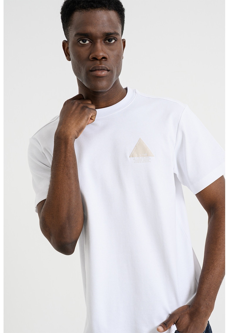 Tricou din bumbac organic - Alb optic