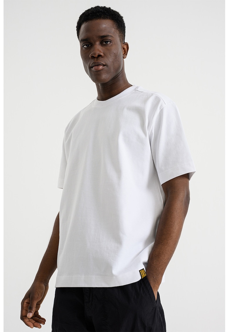 Tricou lejer din bumbac organic - Alb optic