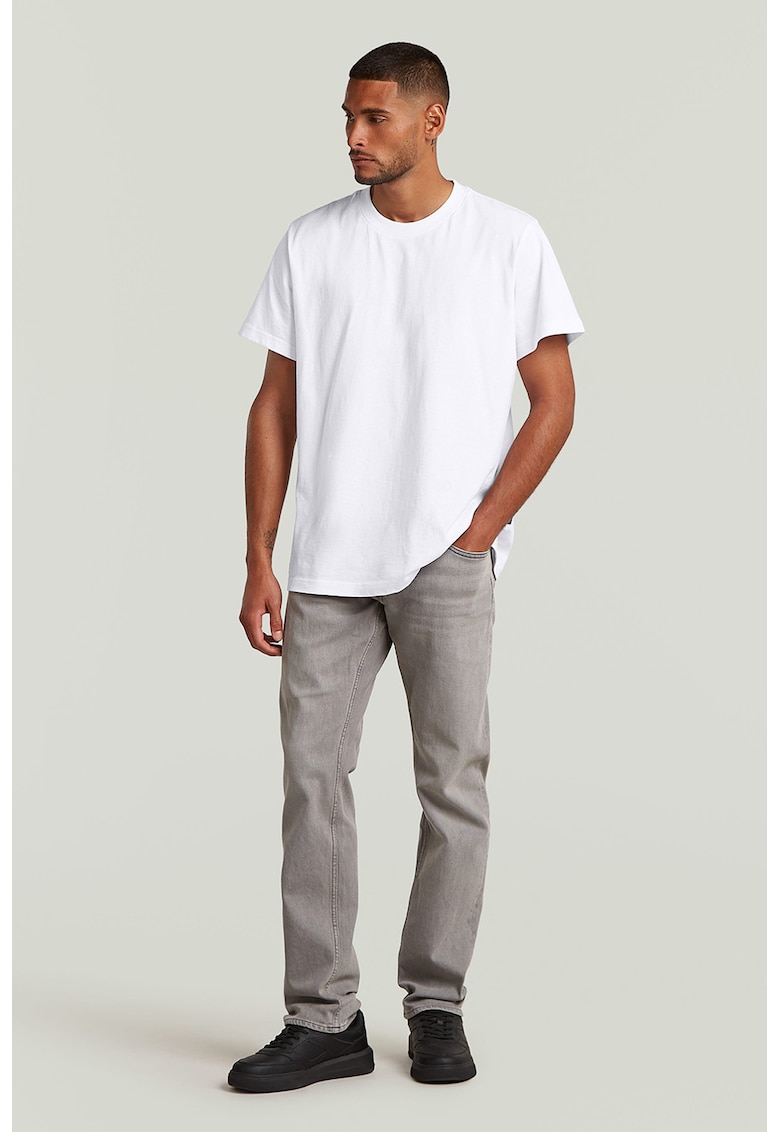 Blugi cu croiala dreapta Mosa - Grej