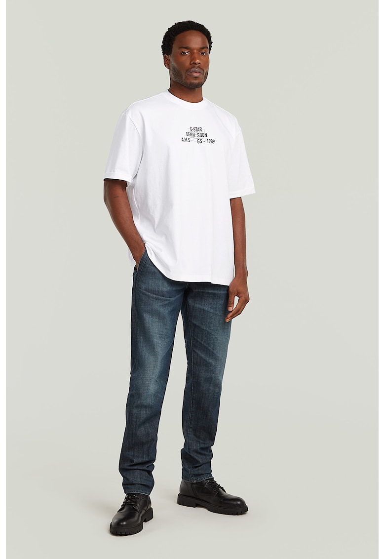 Blugi chino cu croiala conica Morry - Bleumarin