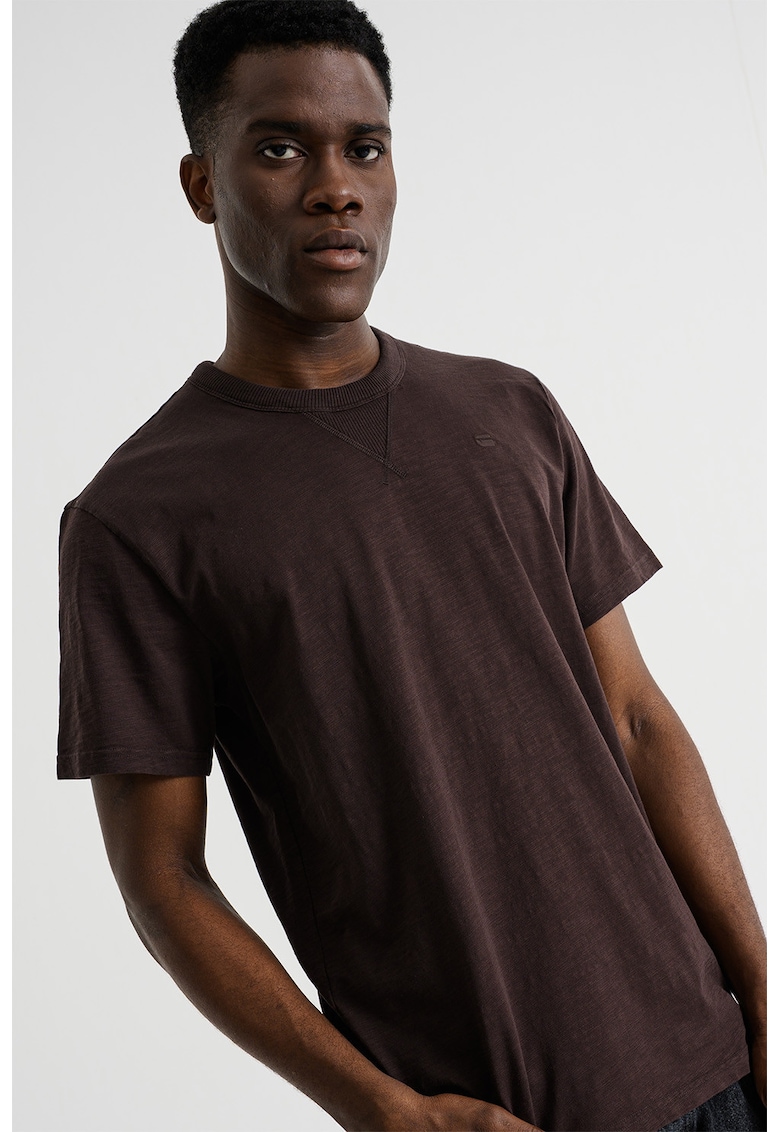 Tricou din bumbac organic Nifous - Maro pamantiu