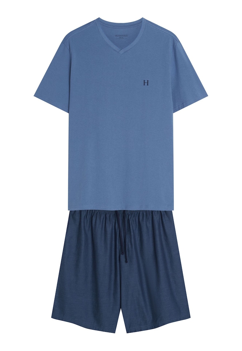 Pijama barbati - Albastru - Post - Albastru