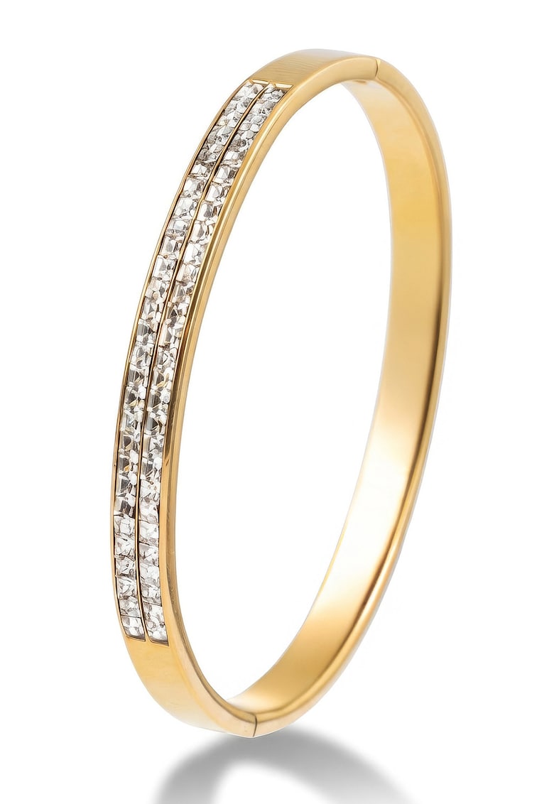 Bratara de otel inoxidabil placata cu aur de 18K - Auriu