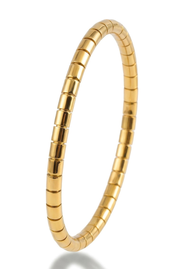 Bratara de otel inoxidabil placata cu aur de 18K - Auriu