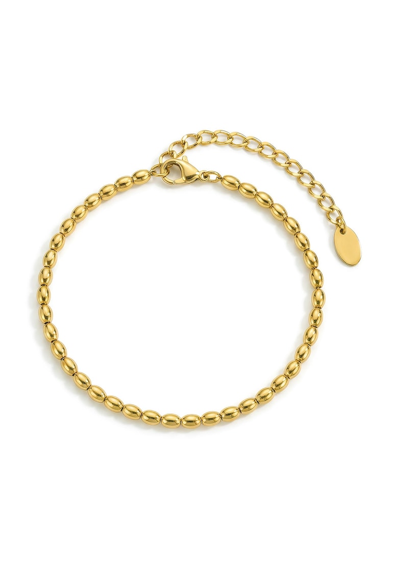 Bratara placata cu aur de 18K - Auriu