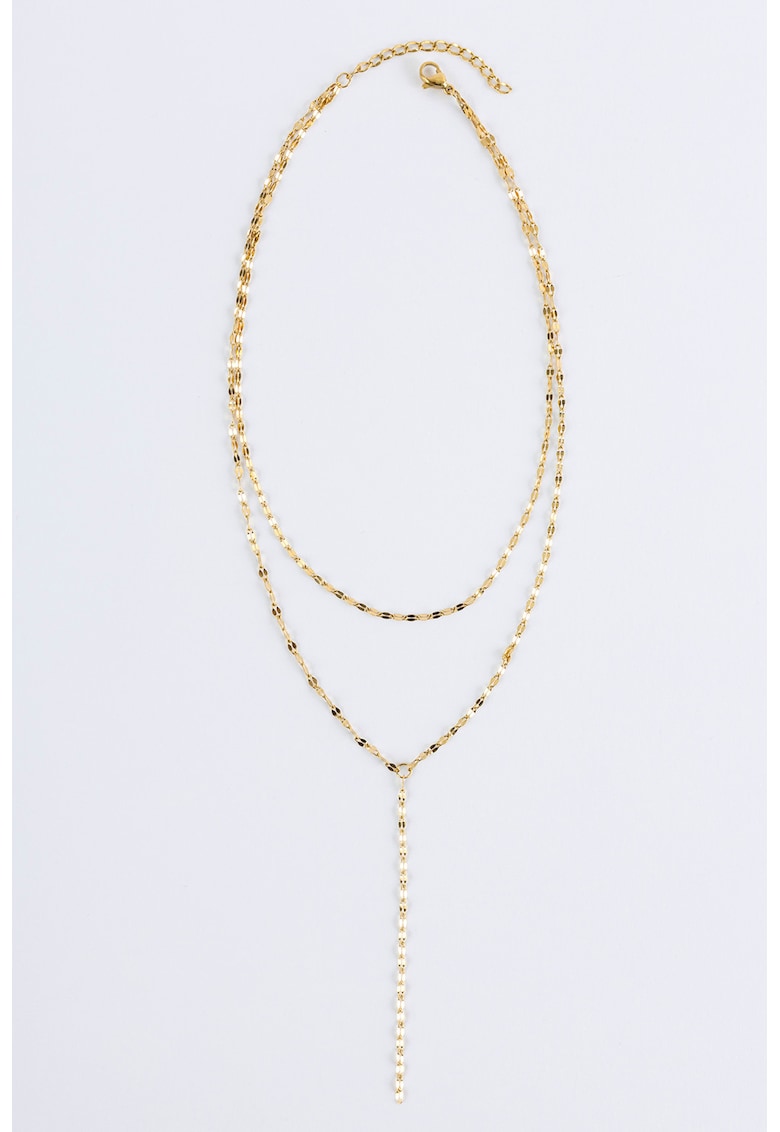 Colier placat cu aur de 18K Grazia - Auriu