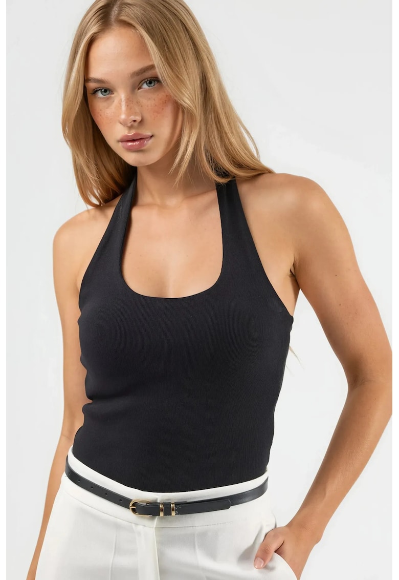 Maiou - tricotat - mulat - negru - jerseu