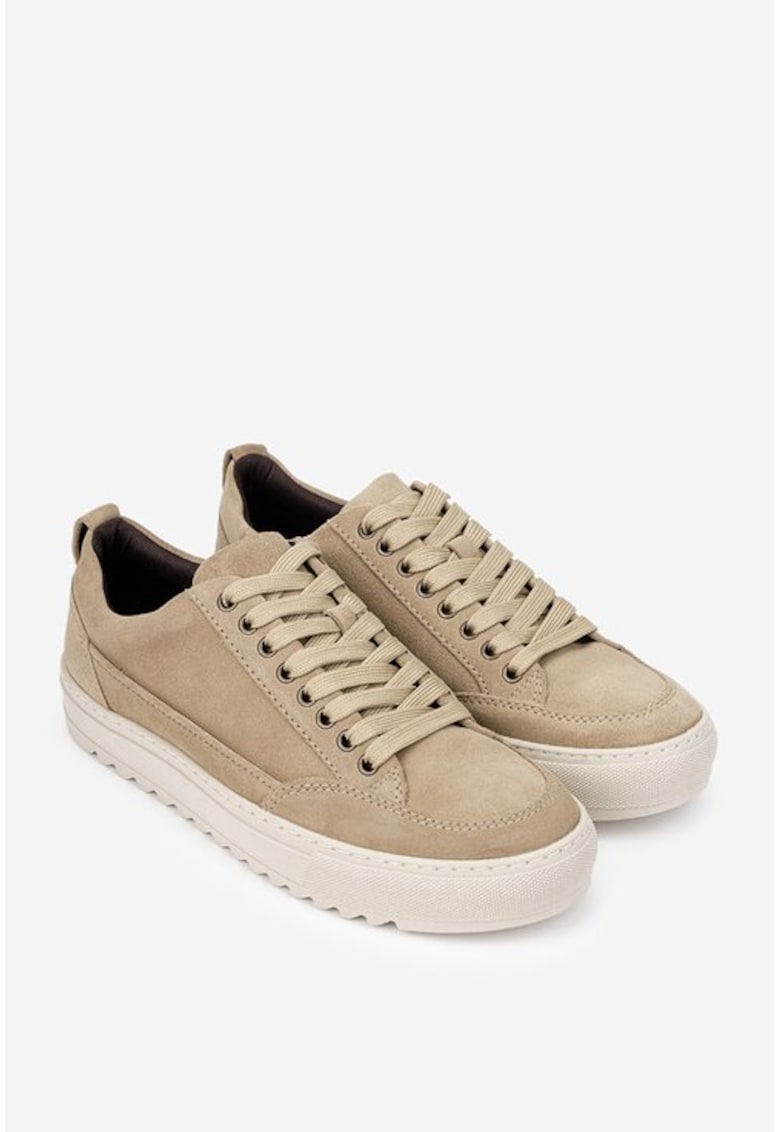 Pantofi barbati din piele intoarsa marodwqfwq - Maro deschis