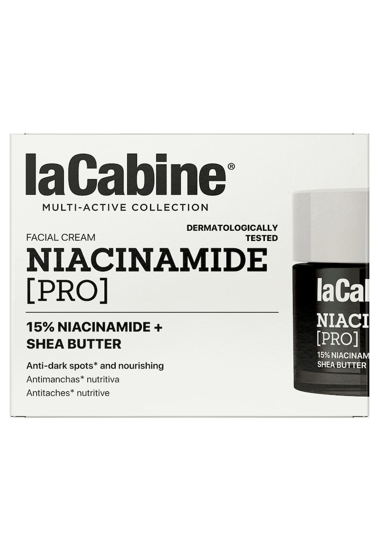 Crema de fata cu 15% NIACINAMIDE PRO 50ml 50 ml -Crema de fata cu 15% Niacinamide si unt shea pentru pete si ton uniform
