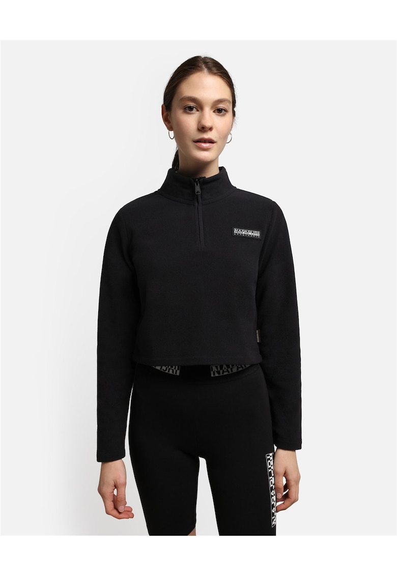 Morgex bluzon crop din fleece -