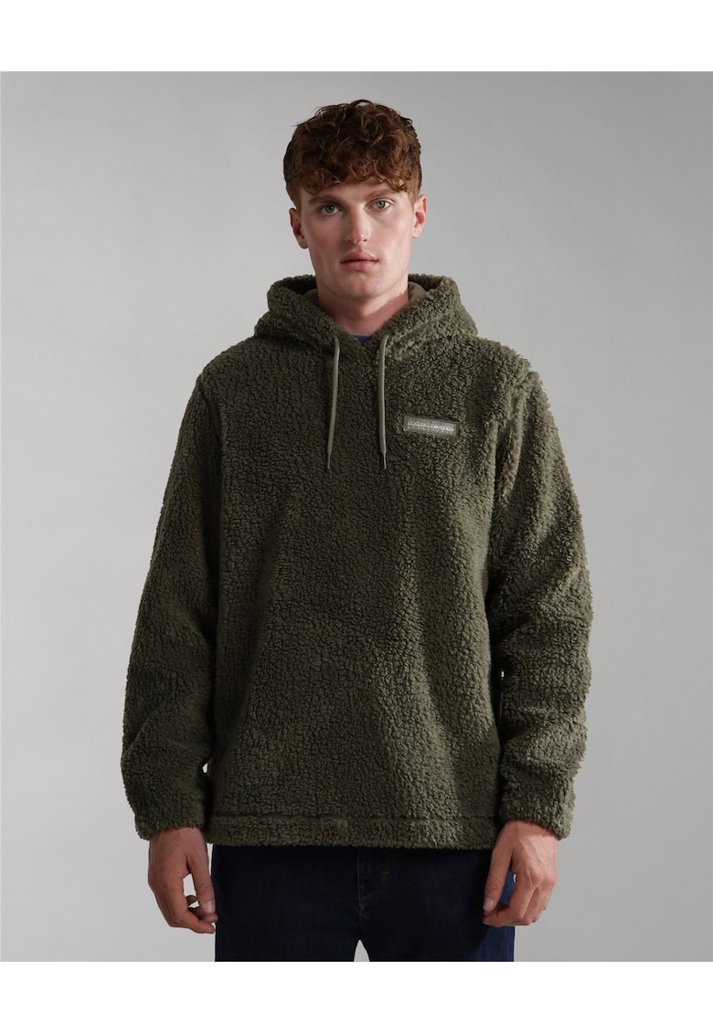 Hanorac din material teddy Morgex -