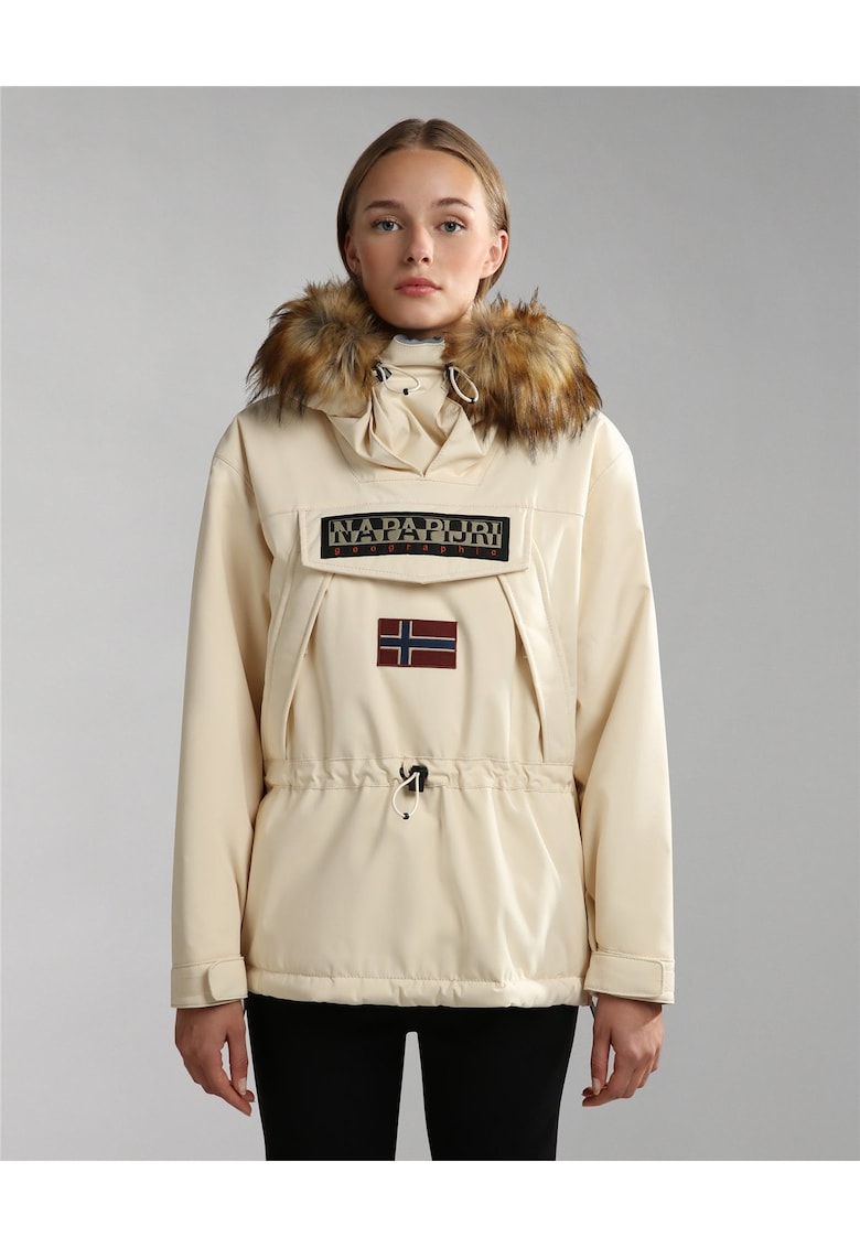 Jacheta cu insertie de blana sintetica Skidoo -