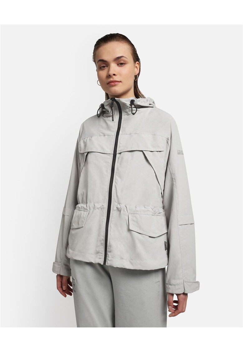 Jacheta scurta cu gluga Skidoo Open Circular -