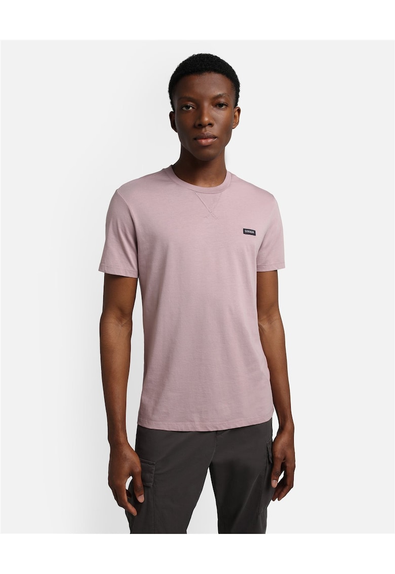 Tricou cu logo mic din bumbac Rhemes -