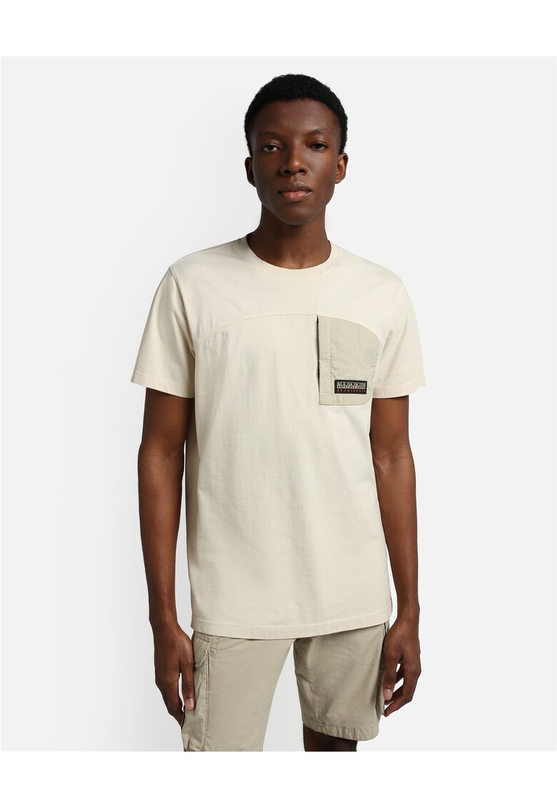 Tricou slim fit din bumbac Noasca -