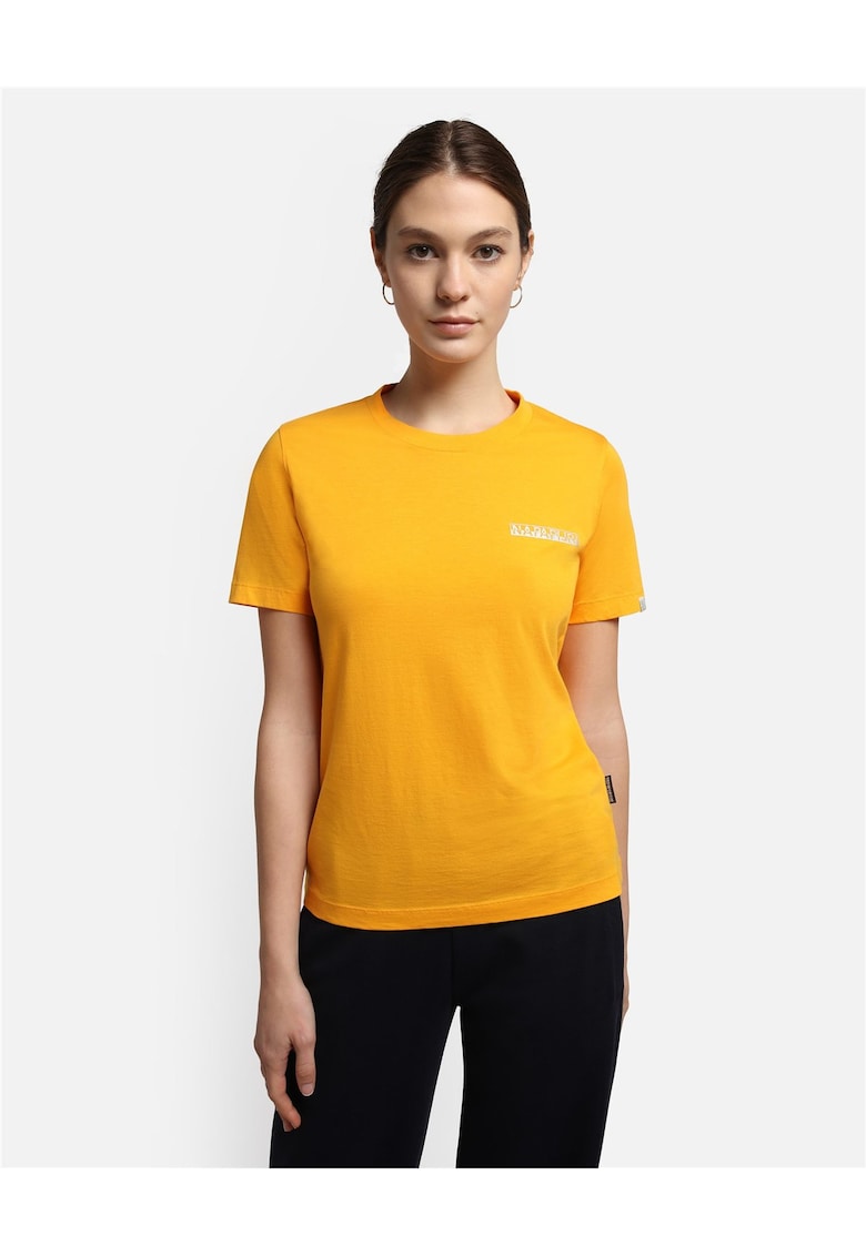 Tricou cu logo din bumbac Fenix -