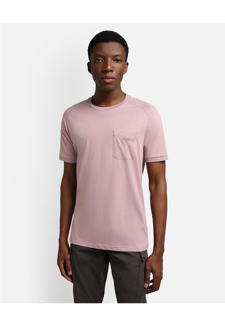 Tricou din bumbac la baza gatului Fenix -