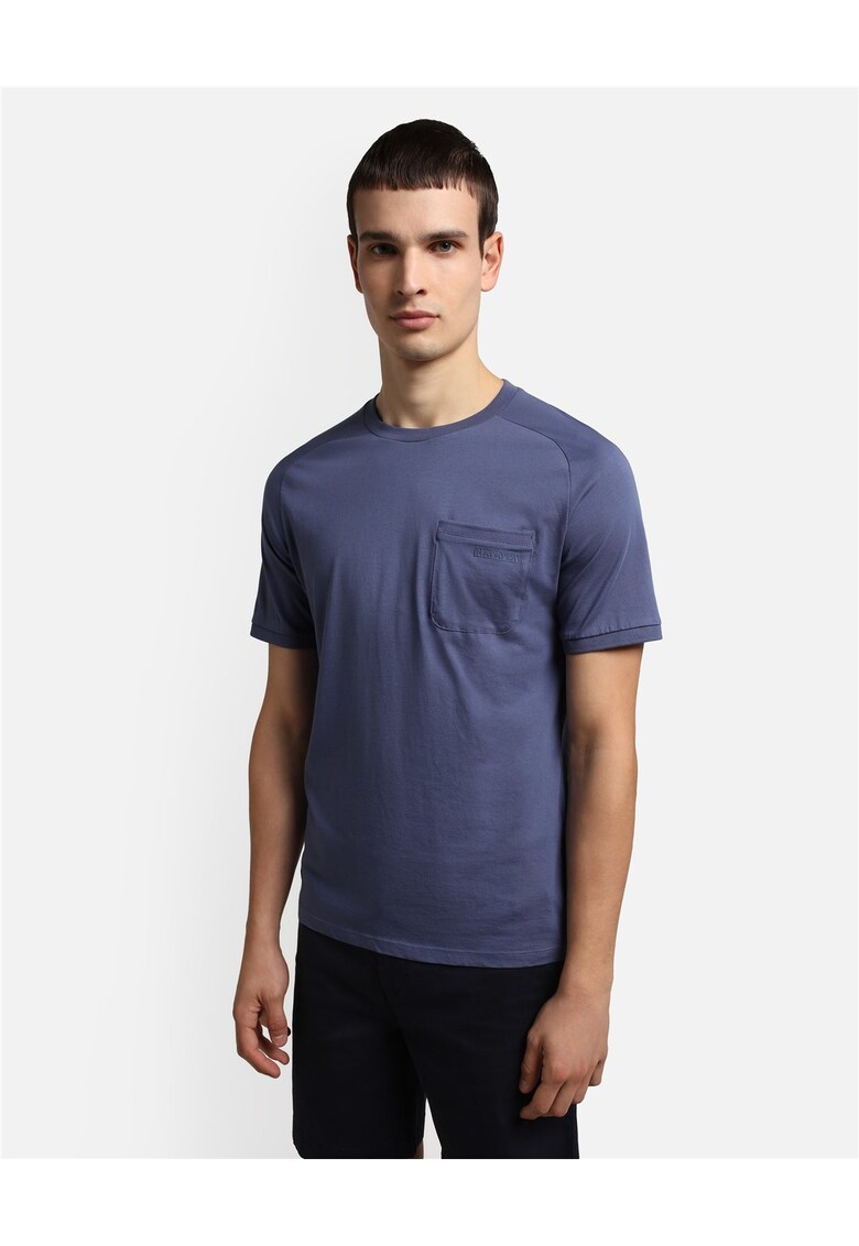 Tricou cu buzunar aplicat slim fit Fenix -