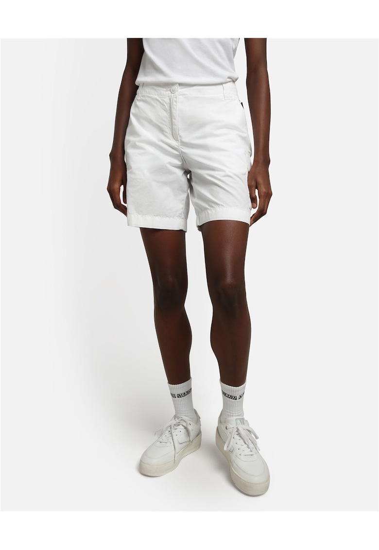 Narin pantaloni scurti cargo cu talie inalta -