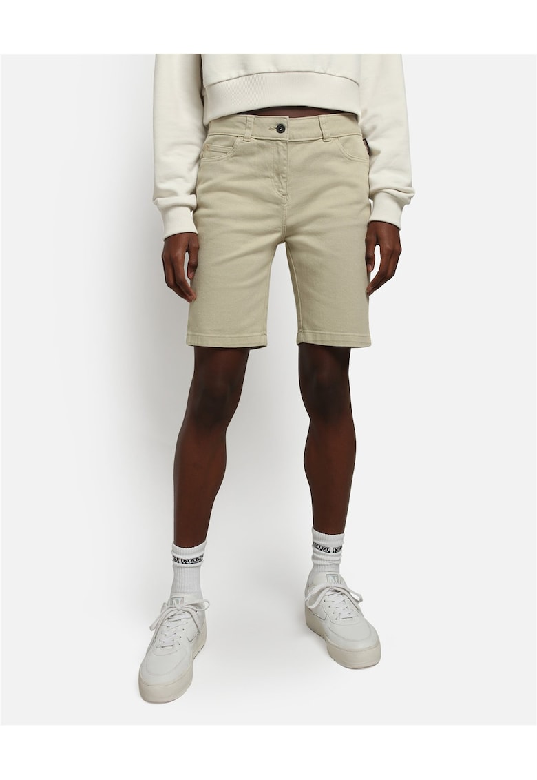 Pantaloni scurti din amestec de bumbac -