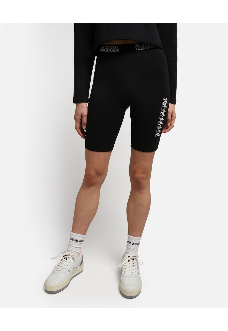 Colanti scurti cu talie elastica cu logo Bermuda -