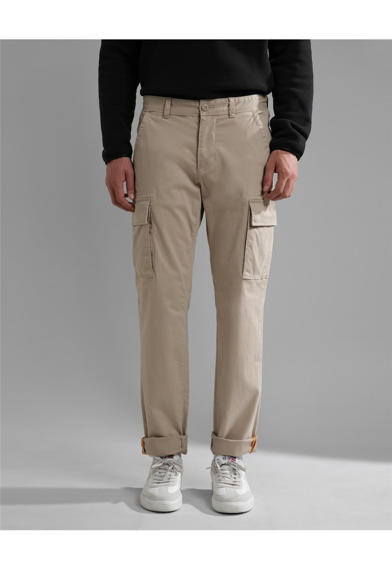 Pantaloni cargo cu buzunare multiple Moto Wint -