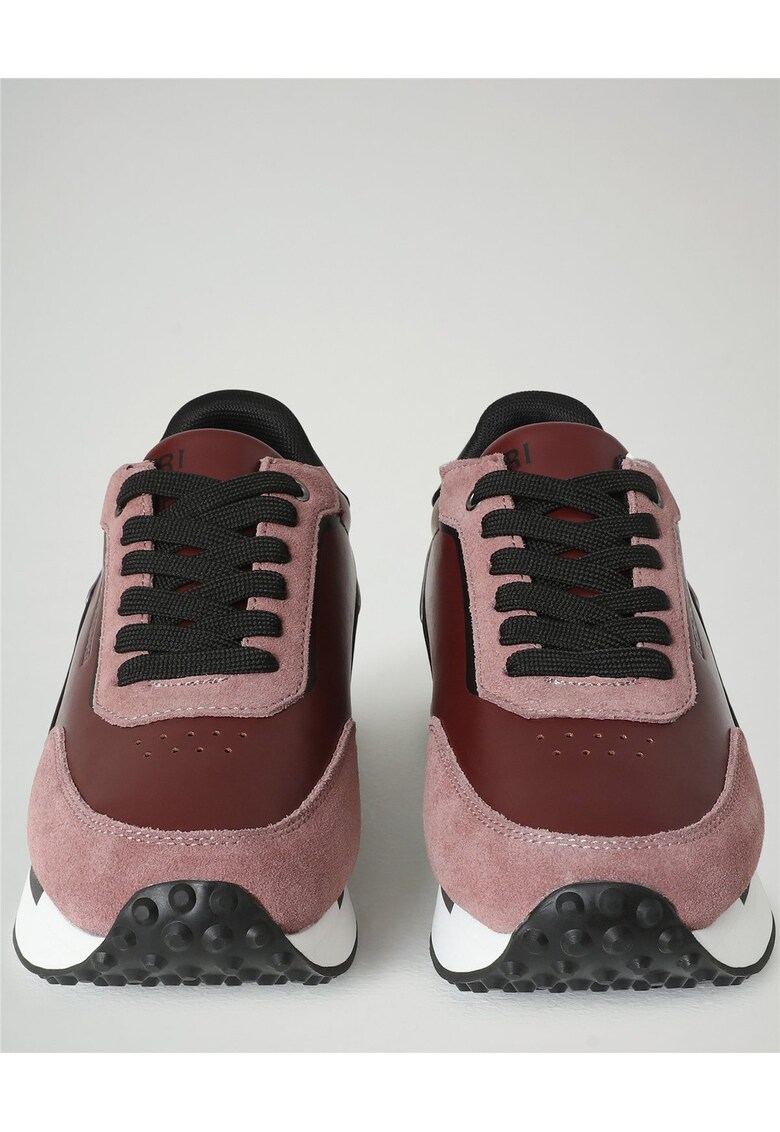 Pantofi sport cu insertii de piele intoarsa Hazel -