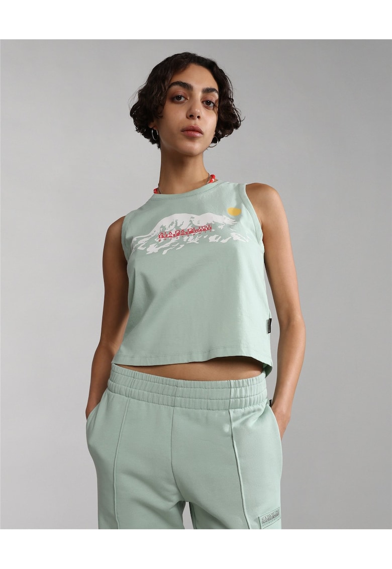 Top cu imprimeu logo -