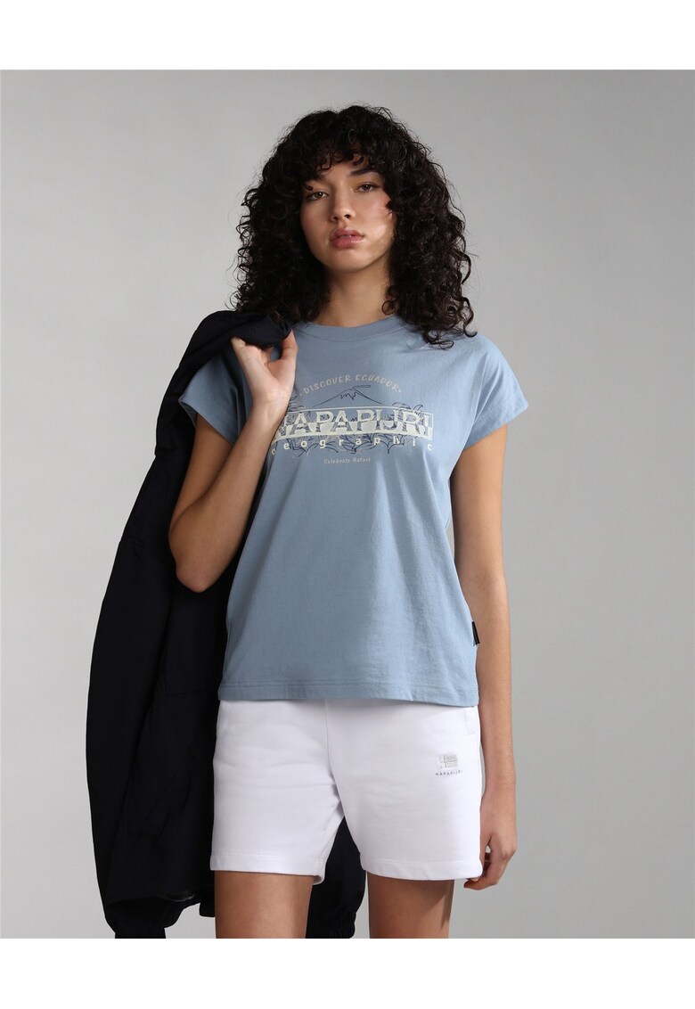 Tricou cu imprimeu logo pe piept Isabela -