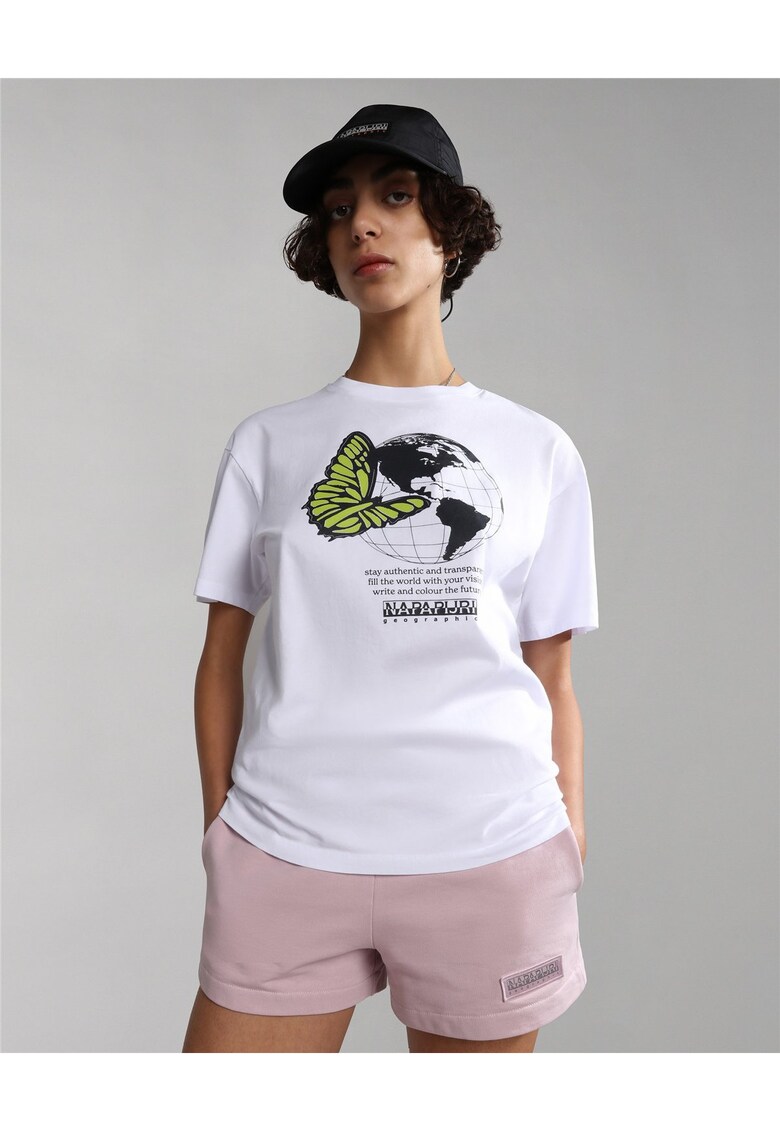 Tricou din bumbac cu imprimeu grafic Chokela -