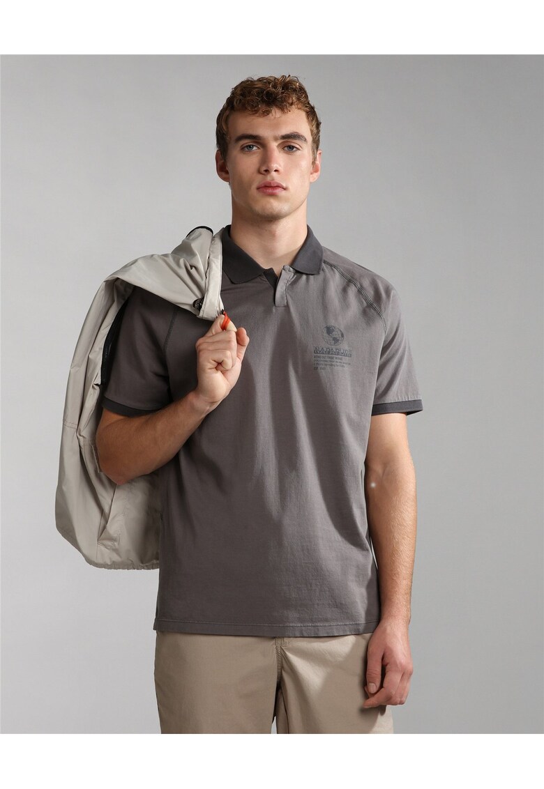 Tricou polo cu maneca raglan Santiago -