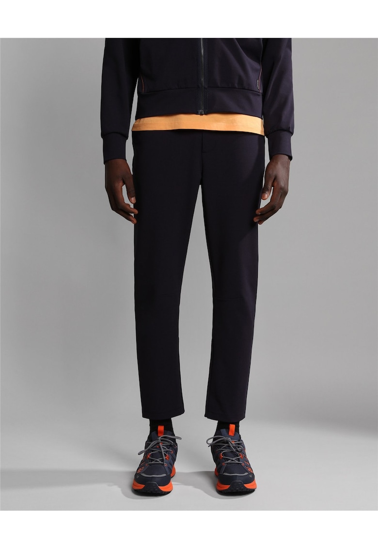 Pantaloni uni cu talie reglabila Icale -