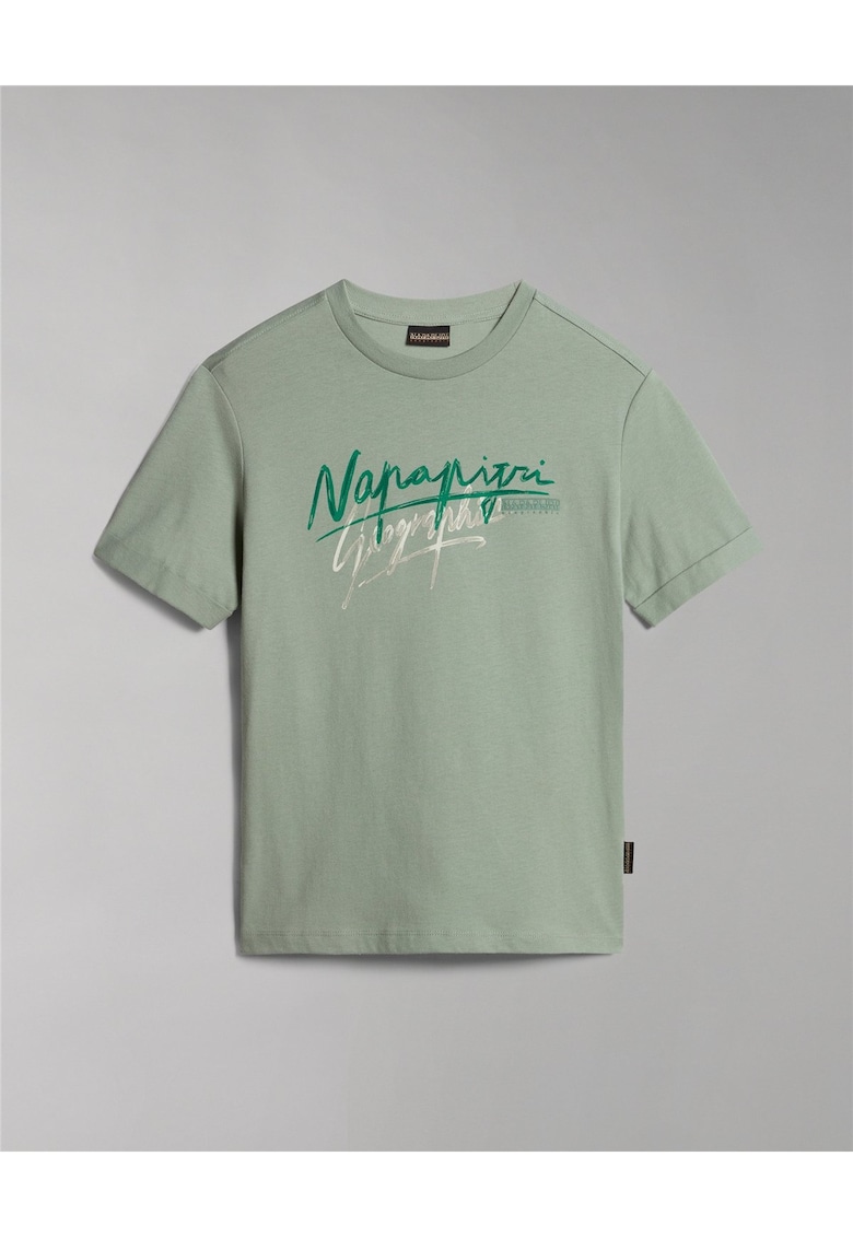 Tricou din bumbac cu imprimeu logo Souabe -