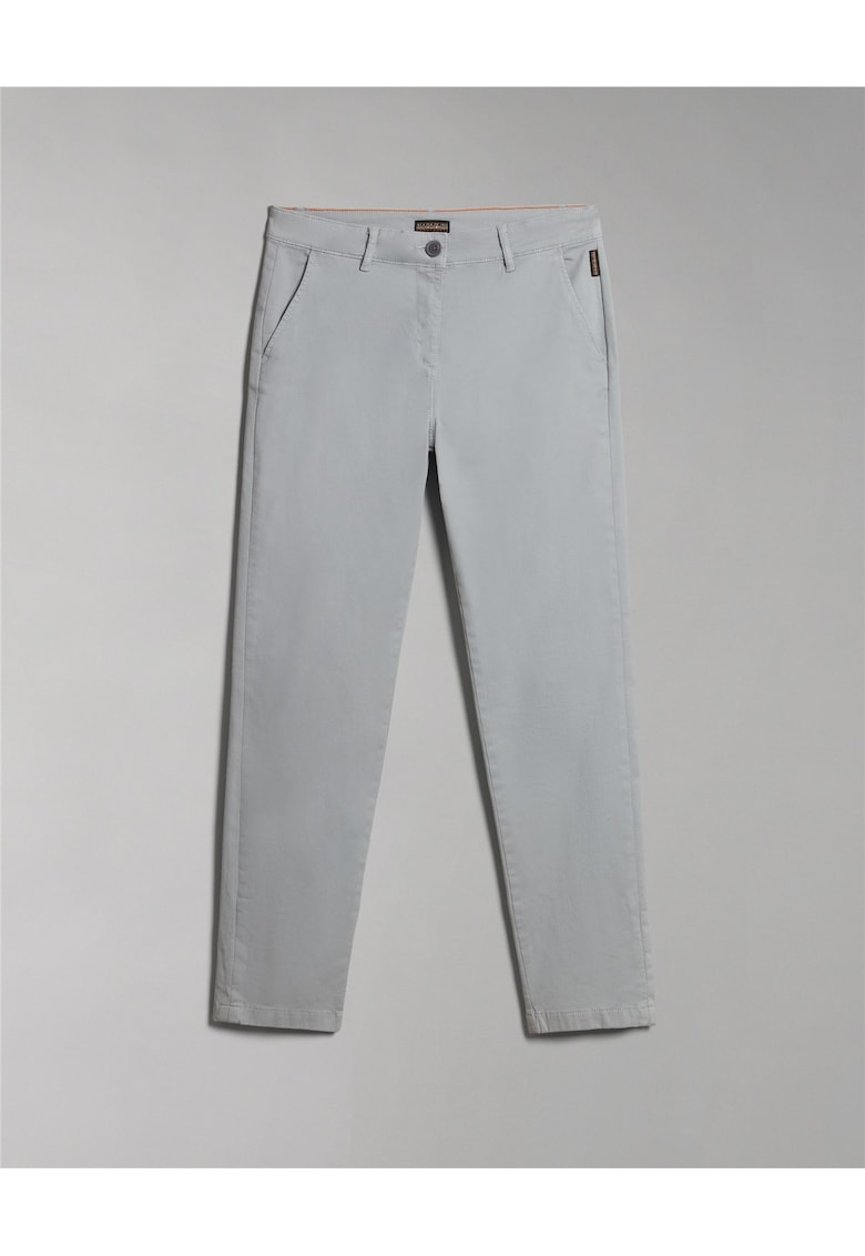 Pantaloni slim fit din bumbac Meridian -